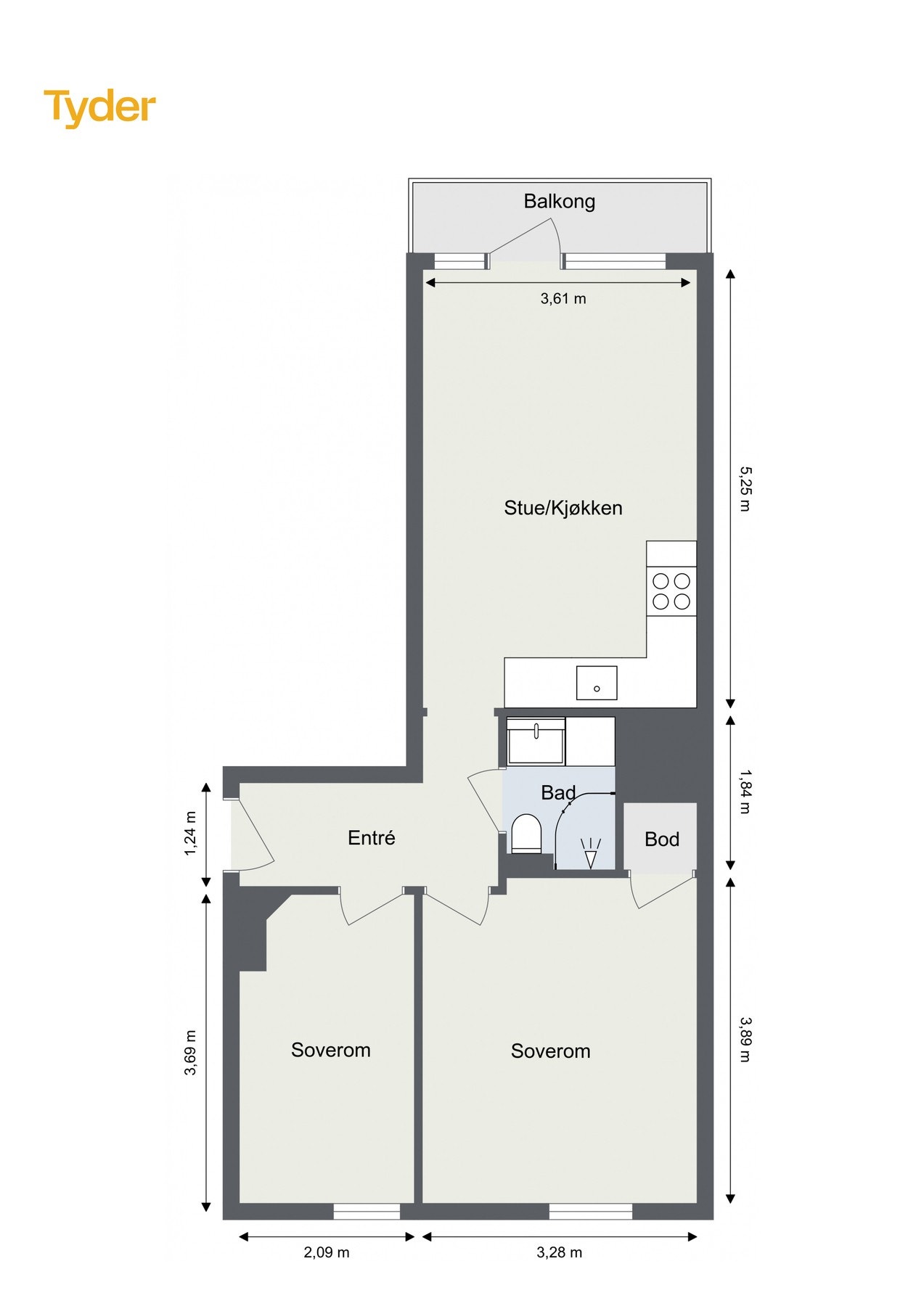 Planskisse. Galleribilde