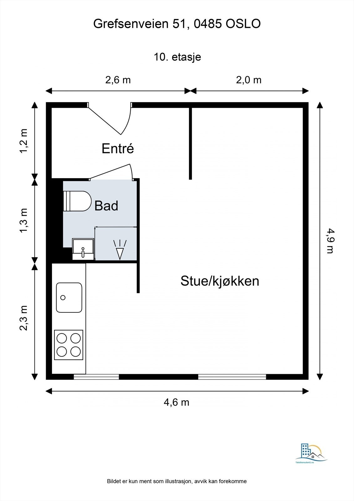Plantegning til orientering. Galleribilde