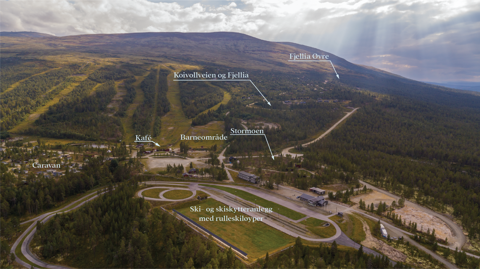 Det er kort vei til alt i Hummelfjell. Galleribilde