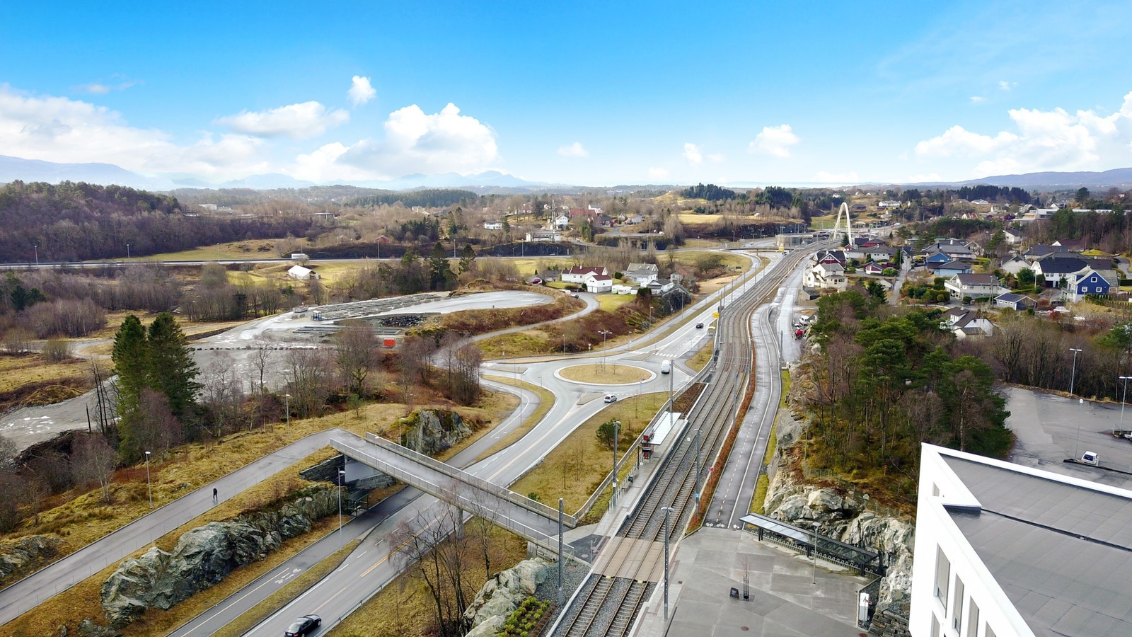 Lokalene ligger like i nærheten til både bybanen og sykkelveg Galleribilde