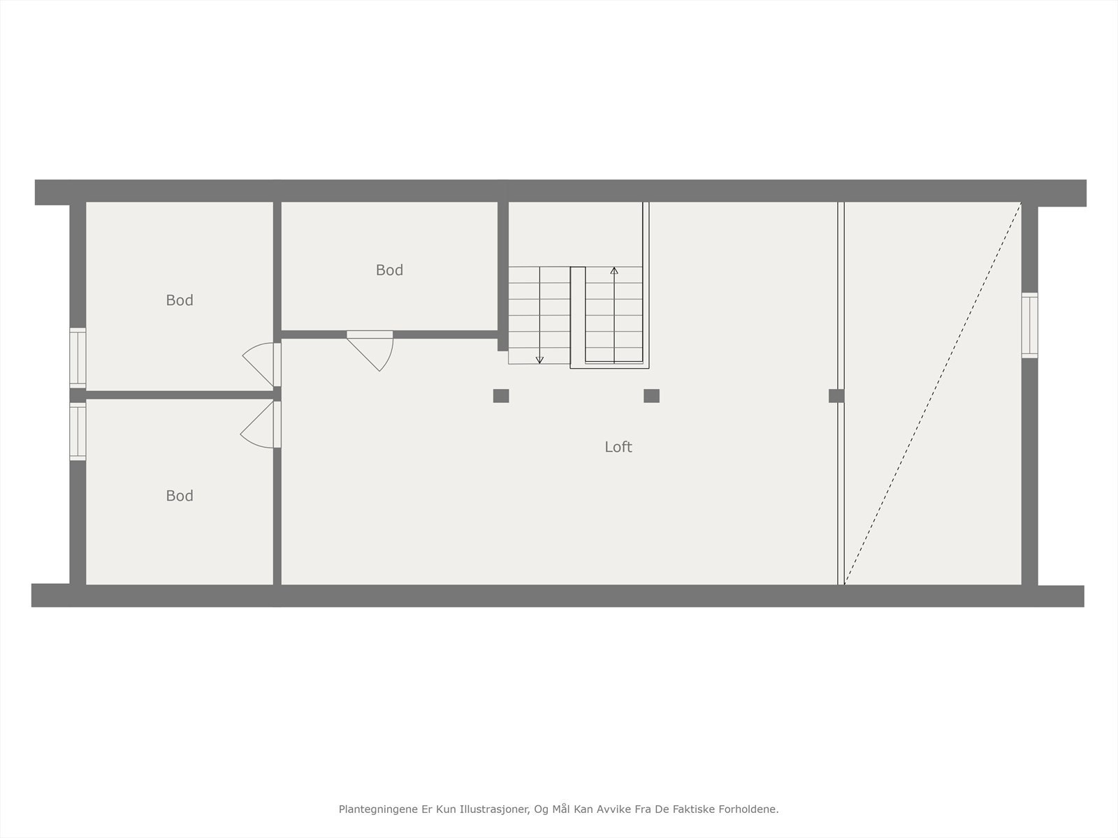 Planskisse - Hems Galleribilde