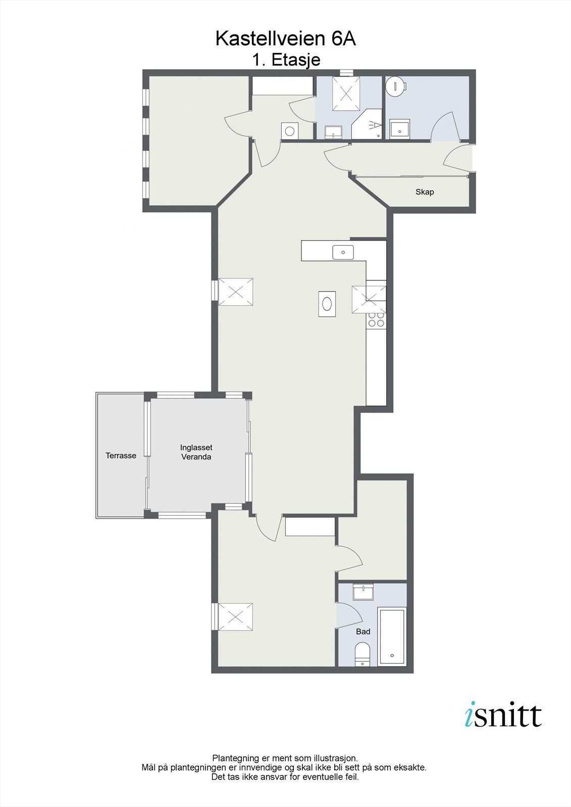 Plantegning Galleribilde