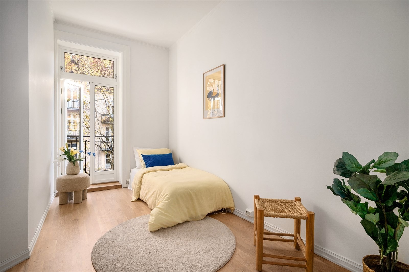 Det andre soverommet egner seg godt som barnerom, gjesterom eller kontor. Galleribilde