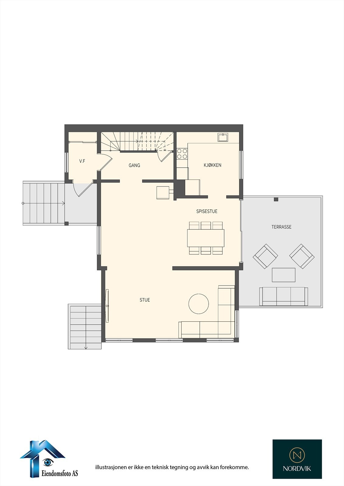 Planskisse 1. Etasje Galleribilde