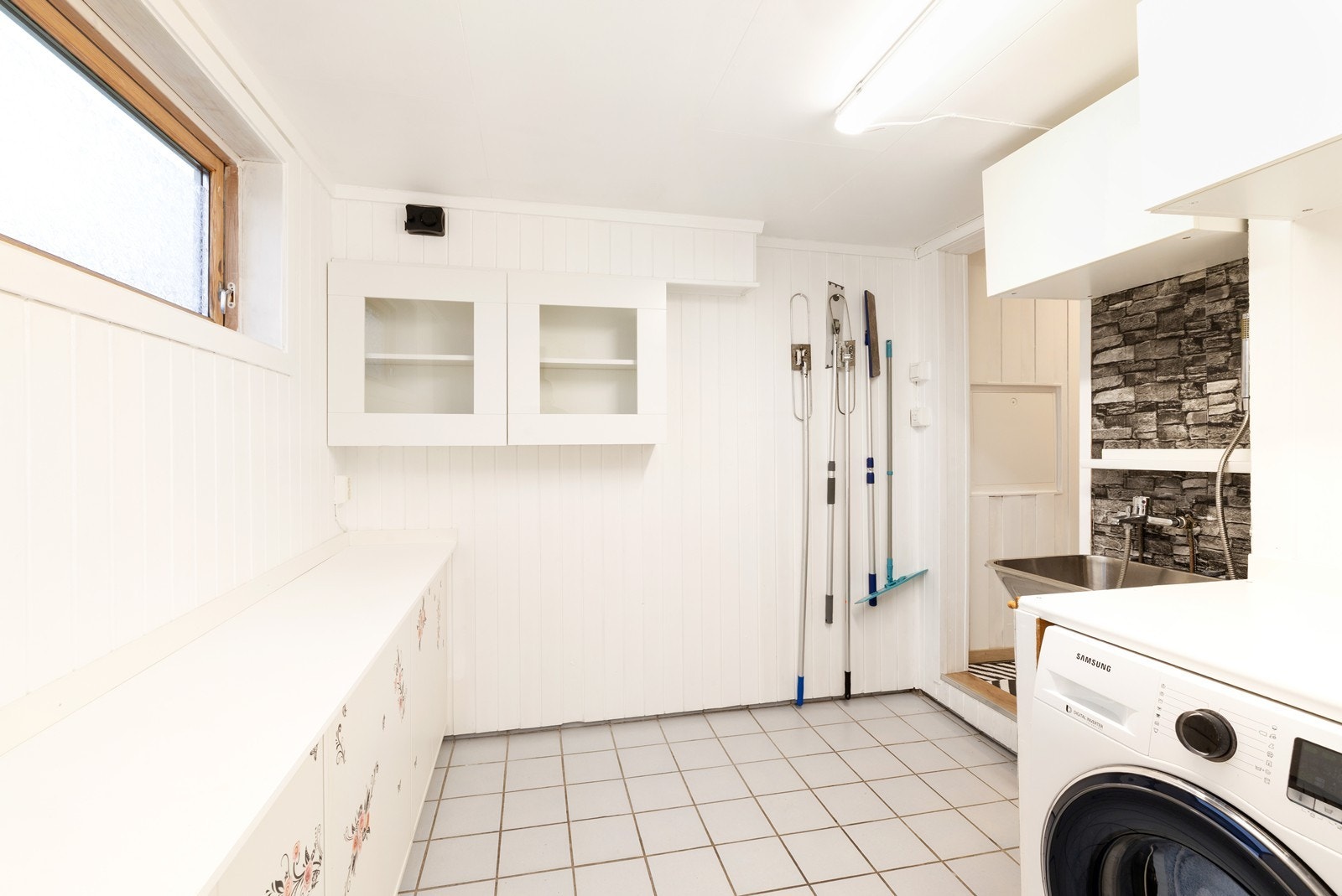 Flislagt vaskerom Galleribilde