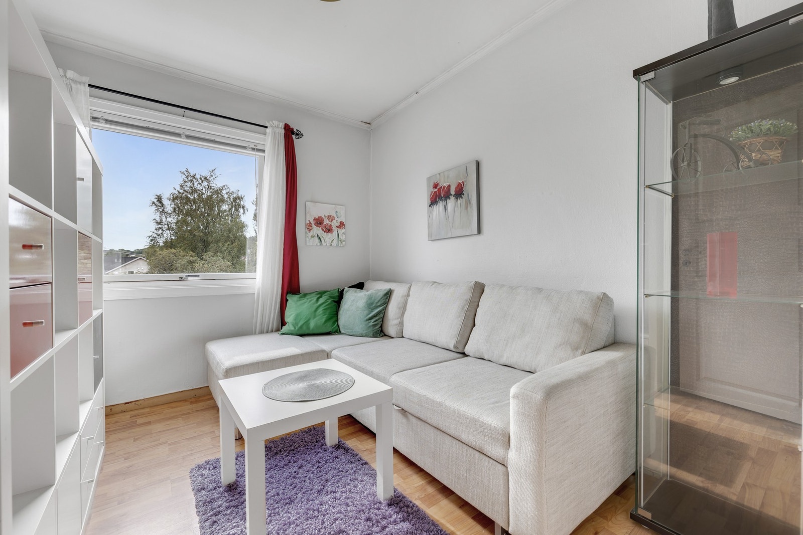 Soverom på 7 kvm passer også godt som gjesterom eller kontor. Galleribilde