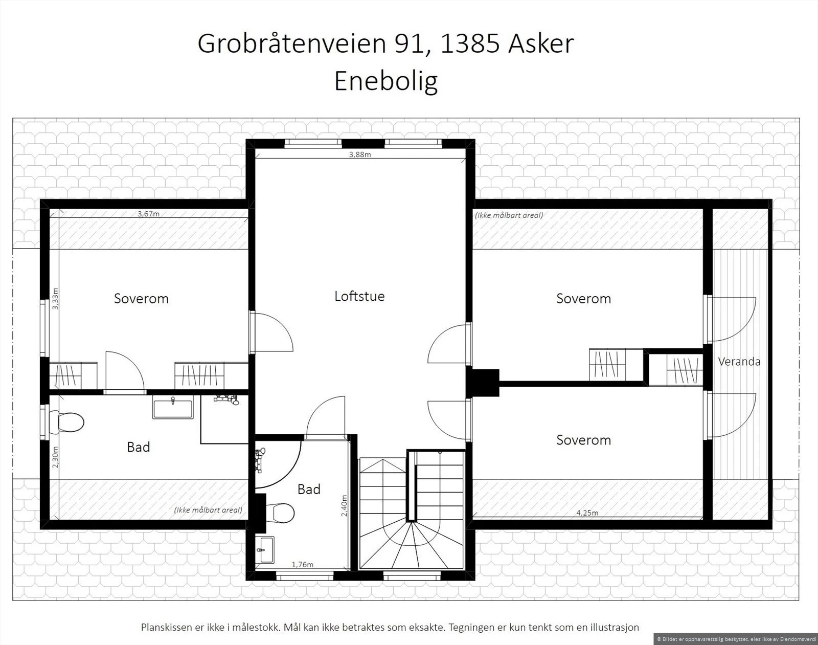 Plantegning 2.etasje Galleribilde