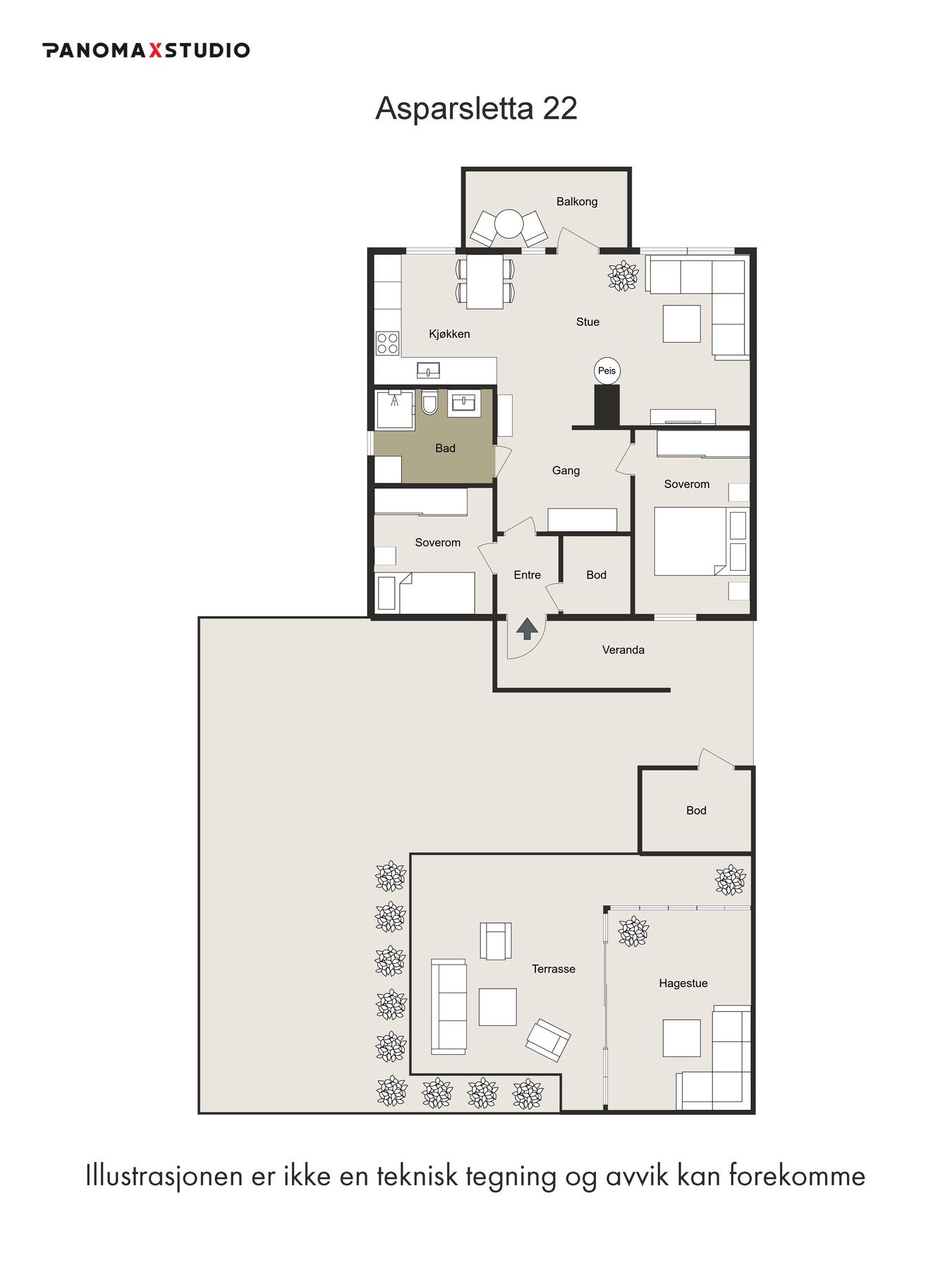 Planløsning Galleribilde