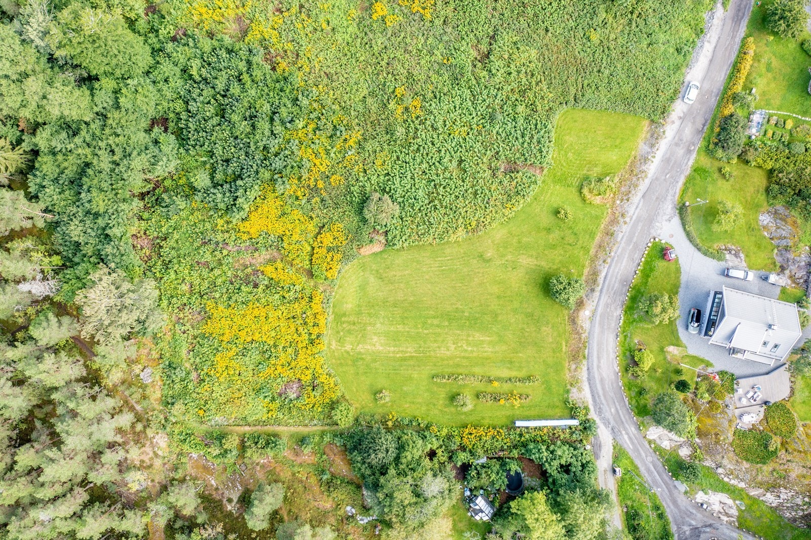 Godt tilrettelagt for enkle grunnarbeider for bygging Galleribilde