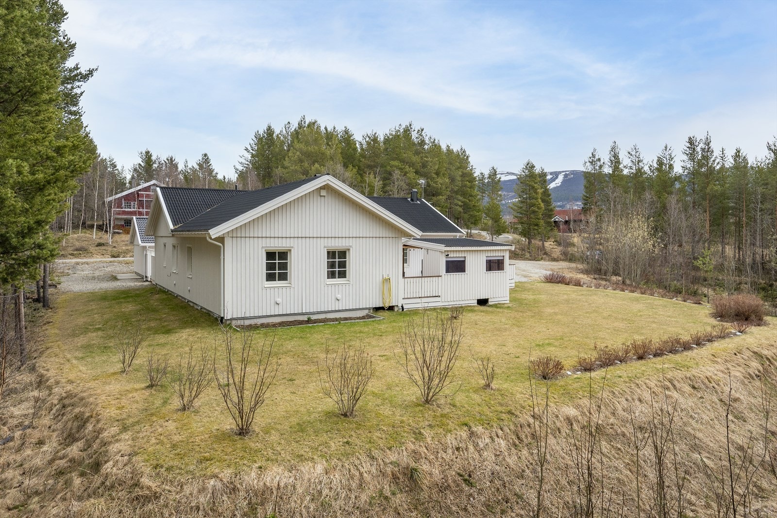 Pent opparbeidet og beplantet. Galleribilde