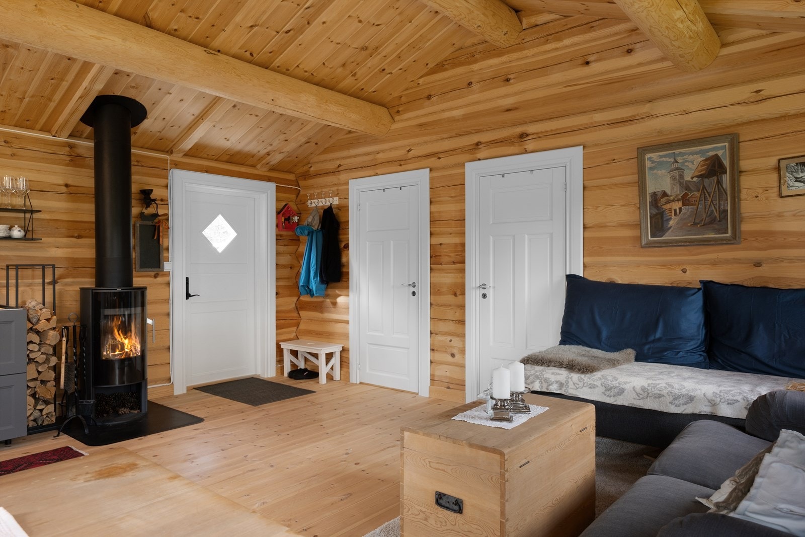 Peisovnen sørger for god varme på kalde dager. Galleribilde