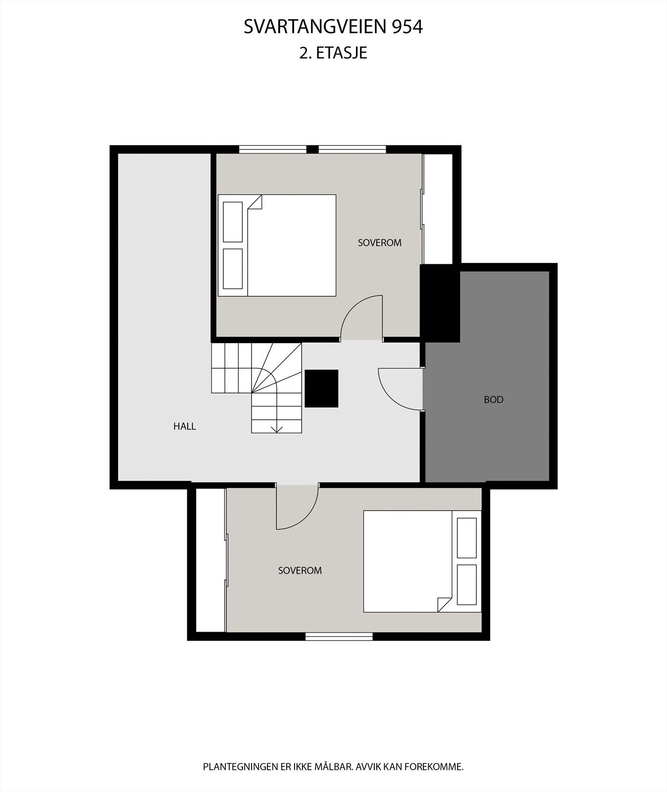 Plantegning 2ETG Galleribilde