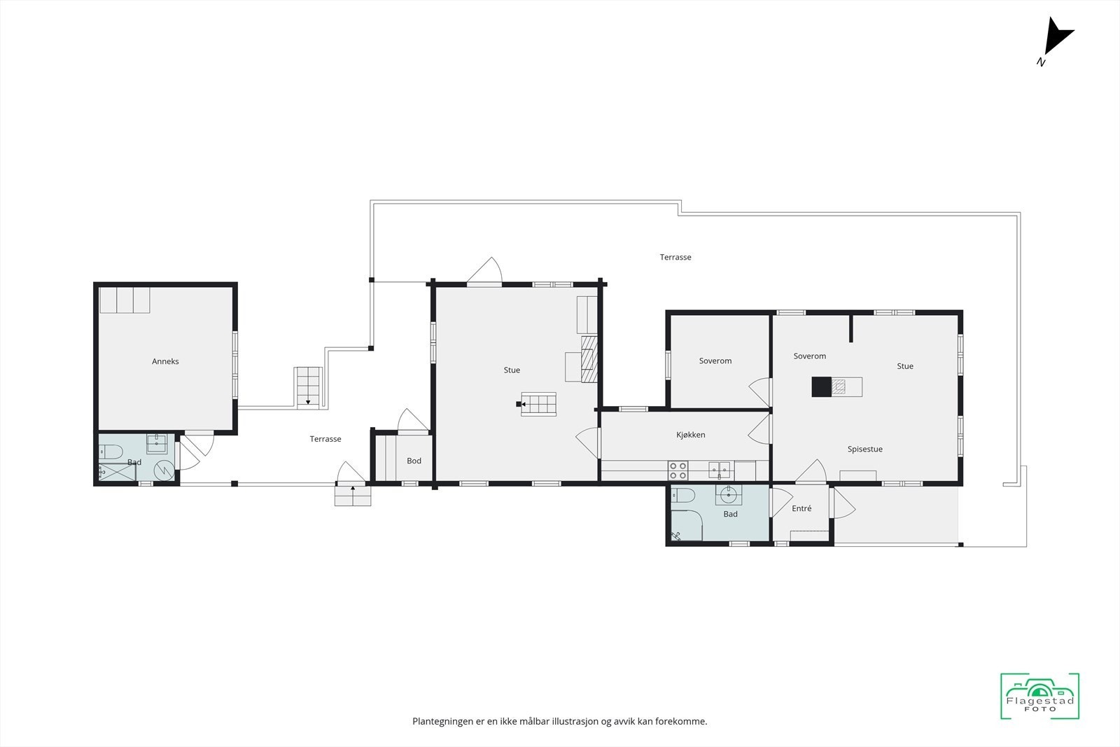 Plantegning Galleribilde