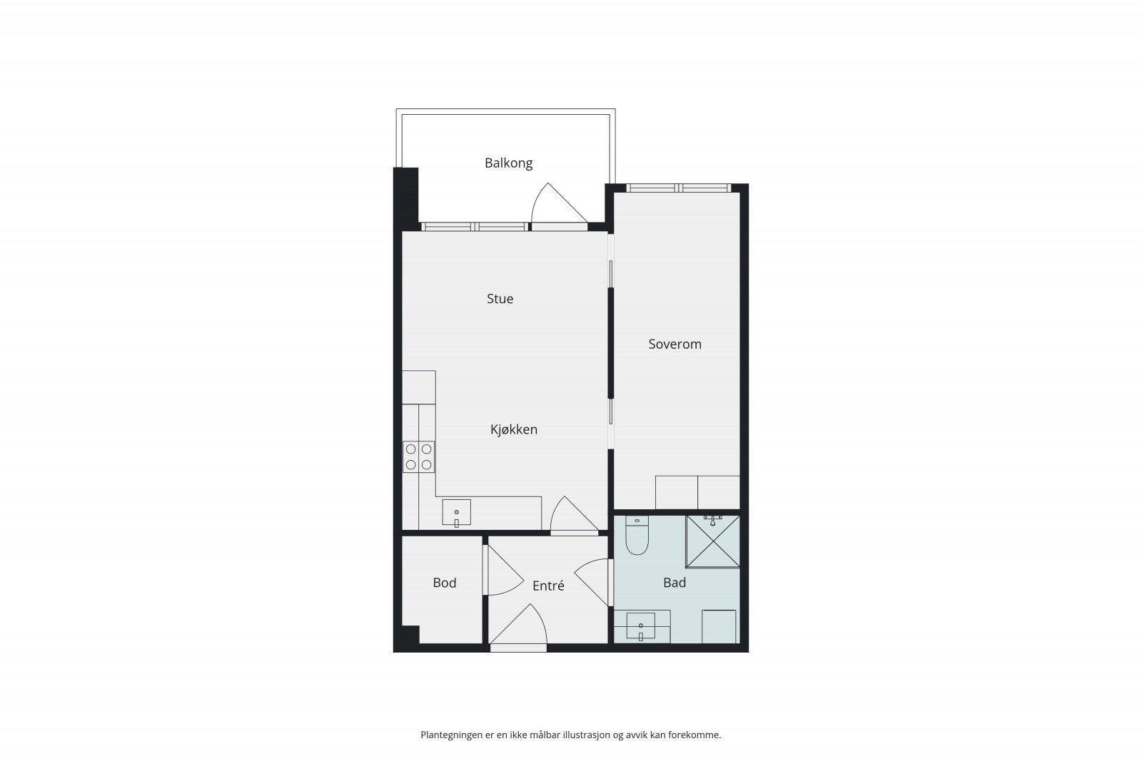 Plantegning, Galleribilde