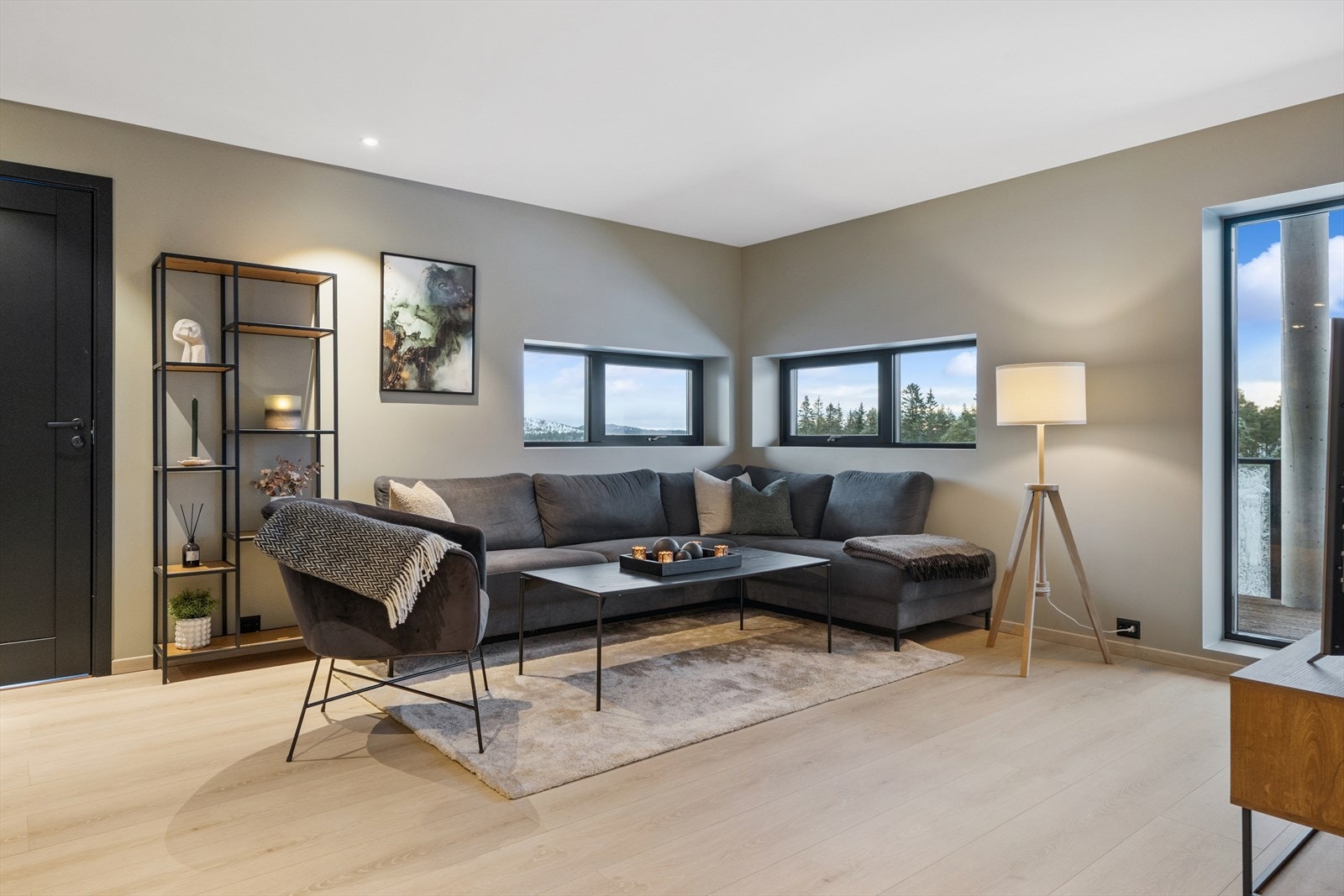 Velkommen til Blåbærvegen 12 C! Foto: Line Berre Galleribilde