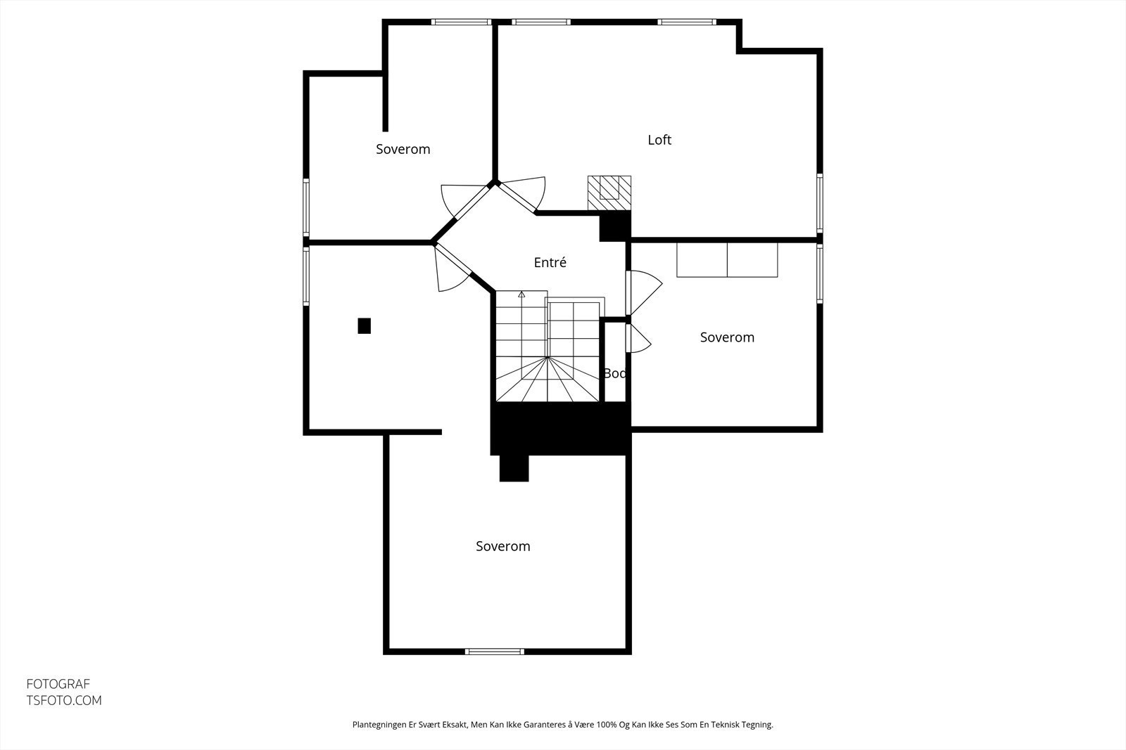 Plantegning - 2 etasje Galleribilde