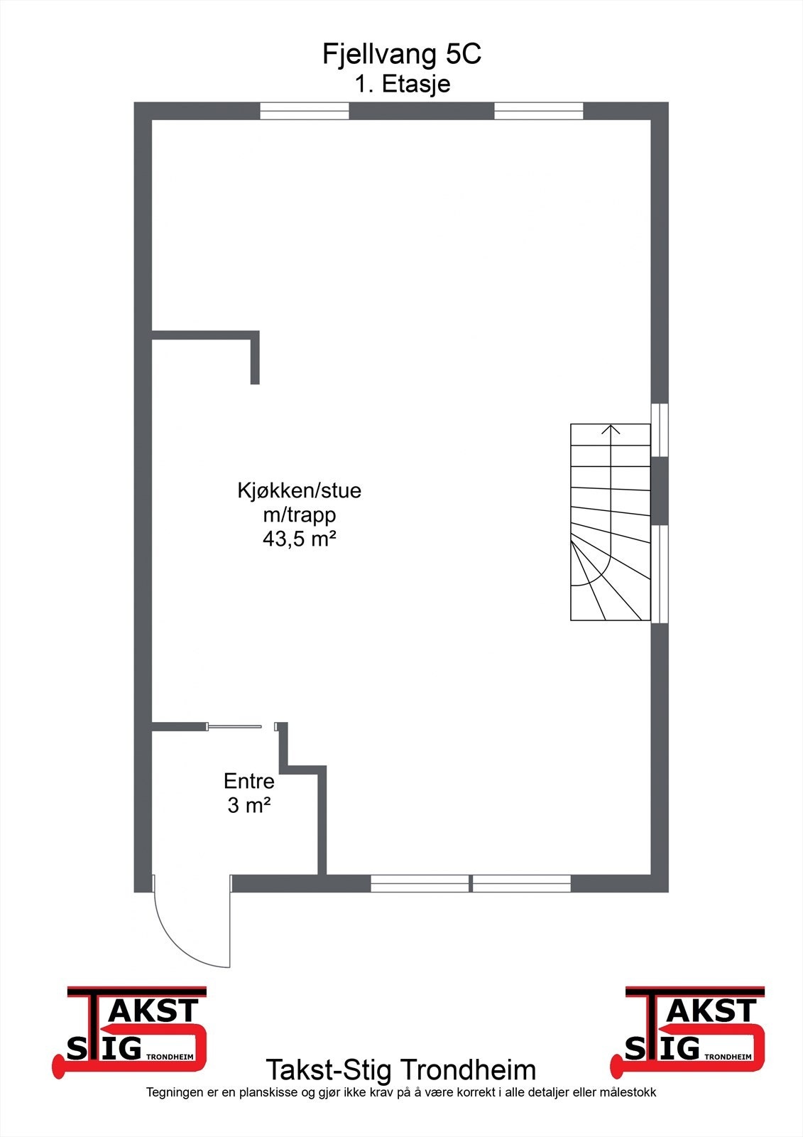Planskisse - 1. Etasje. Galleribilde