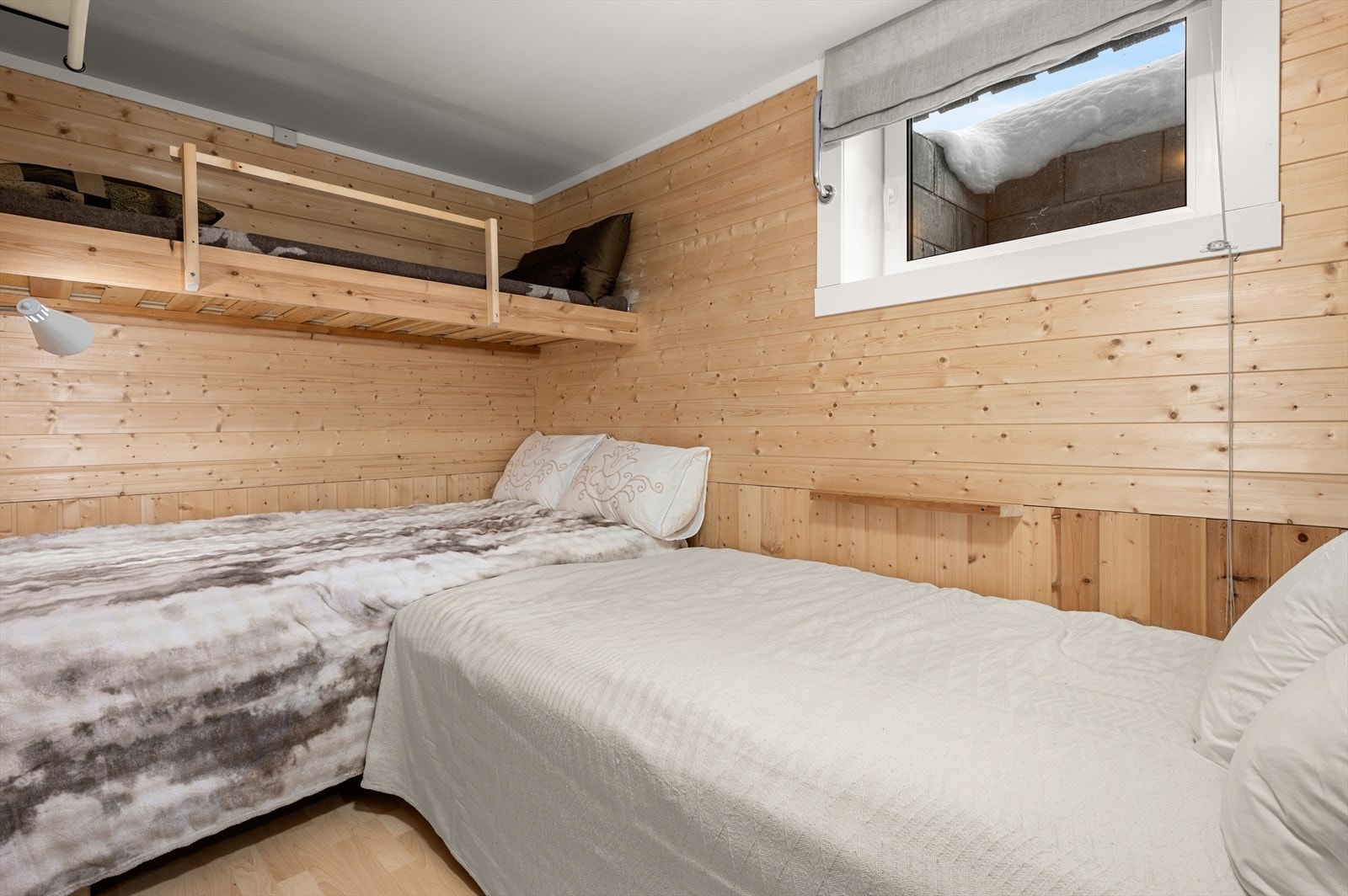 Det andre innredede soverommet måler 6,5 m² og Galleribilde