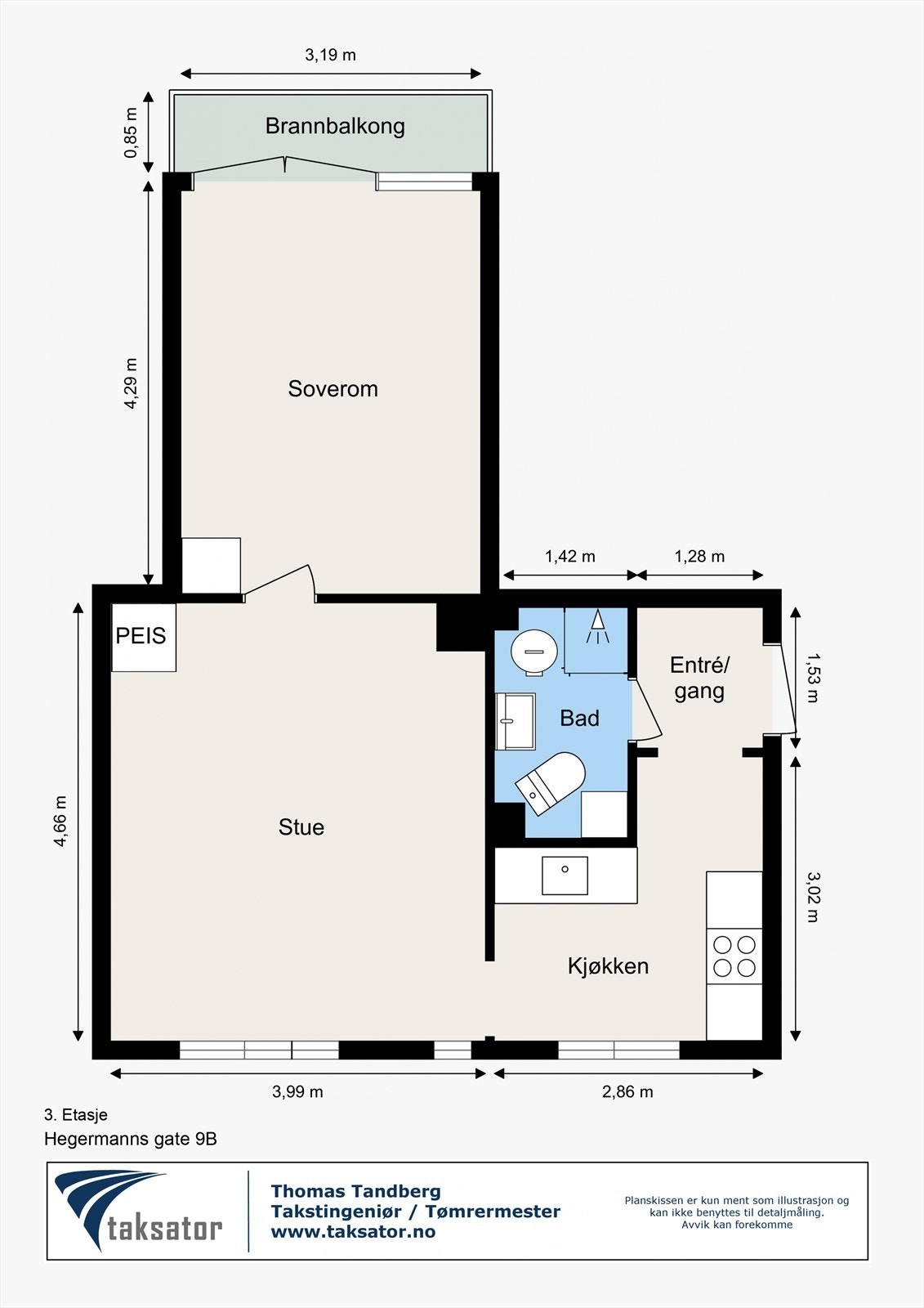 Plantegning Galleribilde