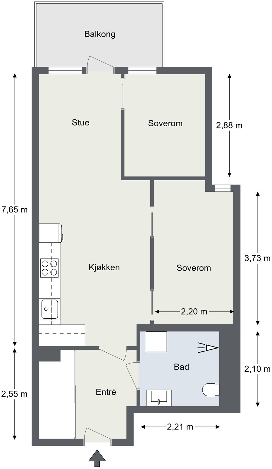 Plantegning. Galleribilde