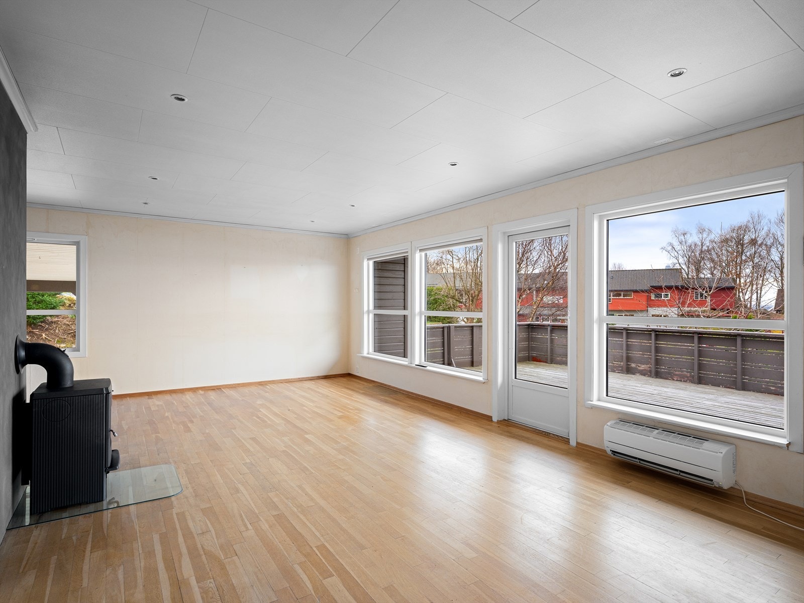 Stue med utgang balkong Galleribilde