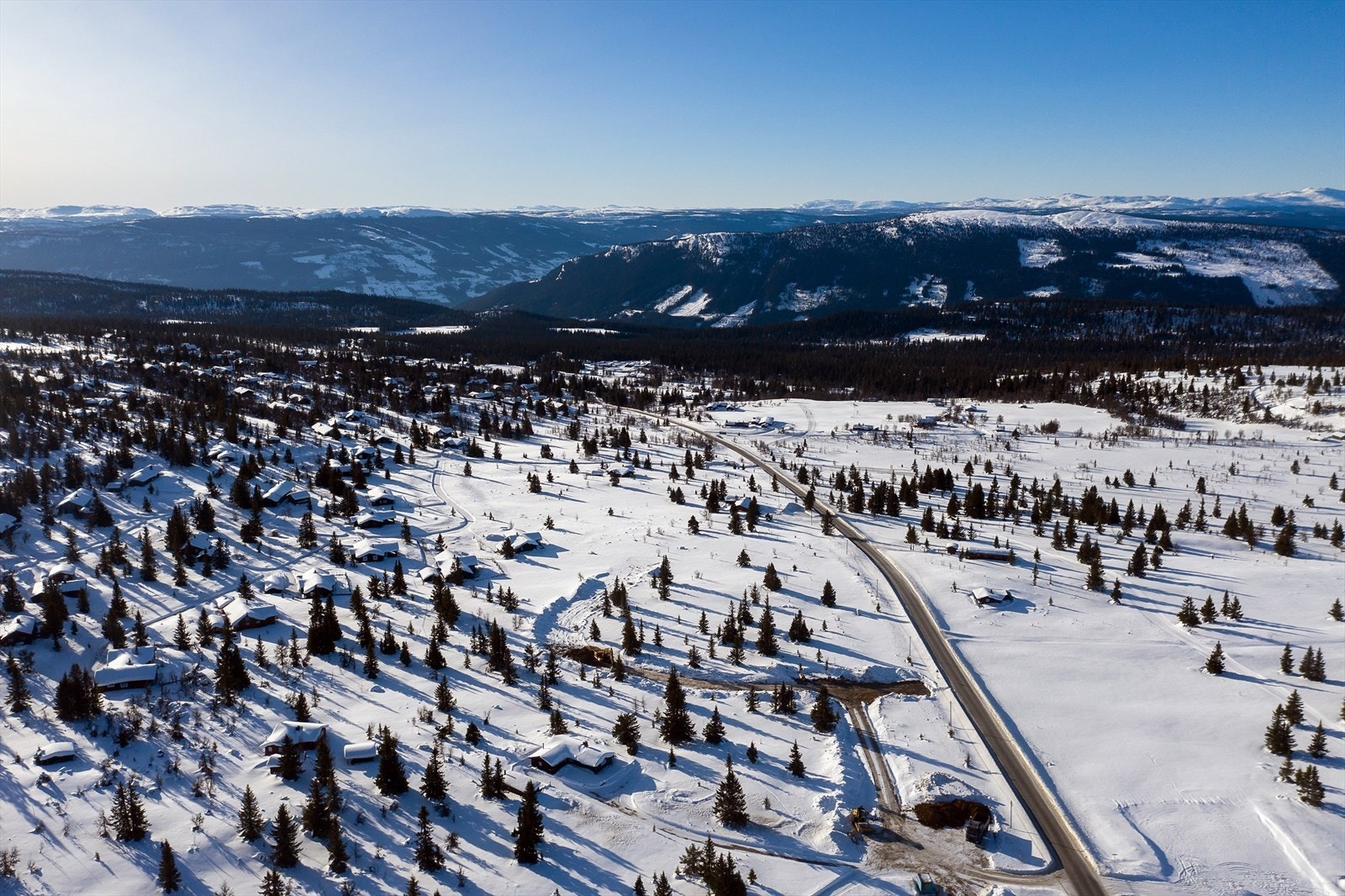 Bilde tatt mot Gudbrandsdalen. Galleribilde