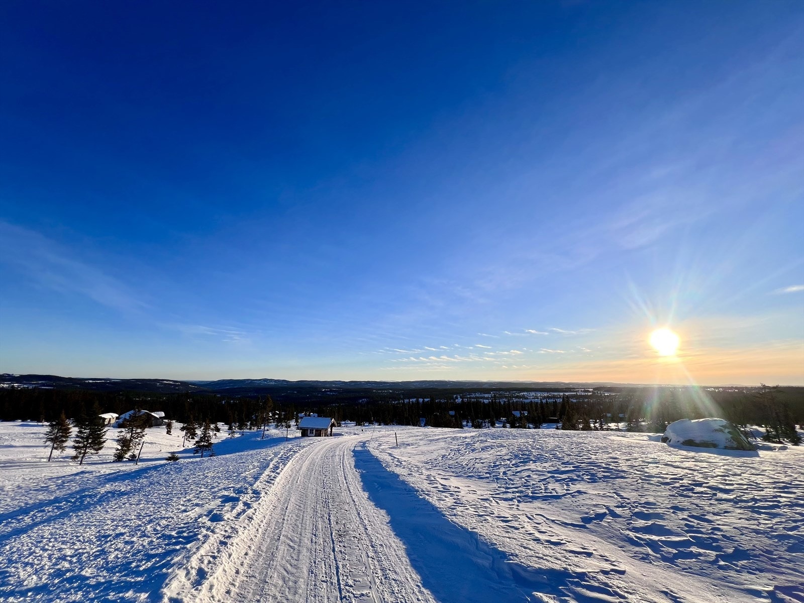 Vinterbilde tatt av eiendomsmegler 27.12.2023 Galleribilde
