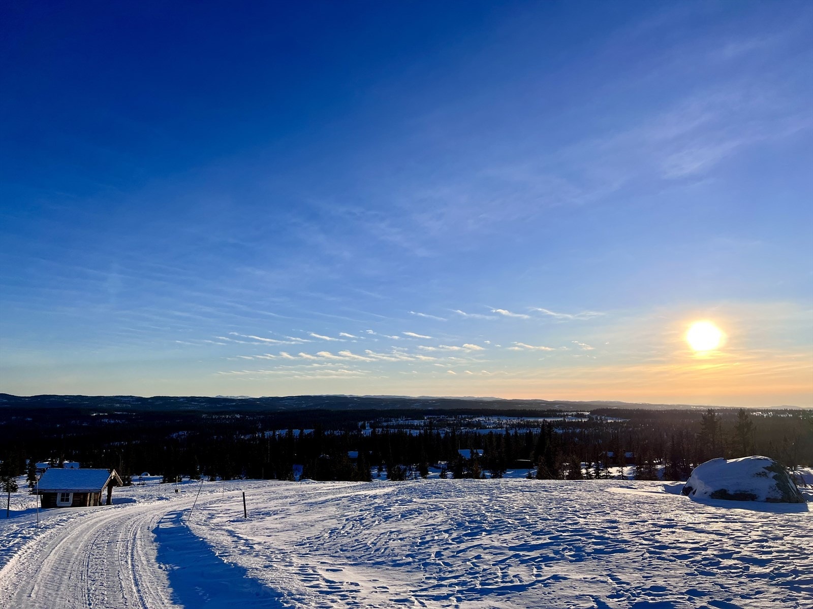 Vinterbilde tatt av eiendomsmegler 27.12.2023 Galleribilde