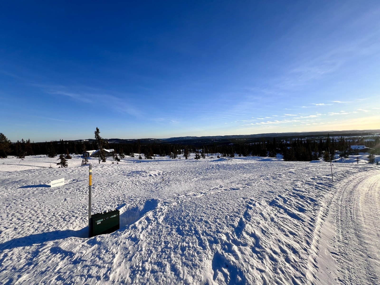 Vinterbilde tatt av eiendomsmegler 27.12.2023 Galleribilde