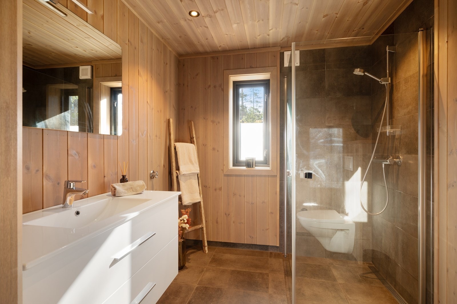 Hytta har totalt to bad. Galleribilde