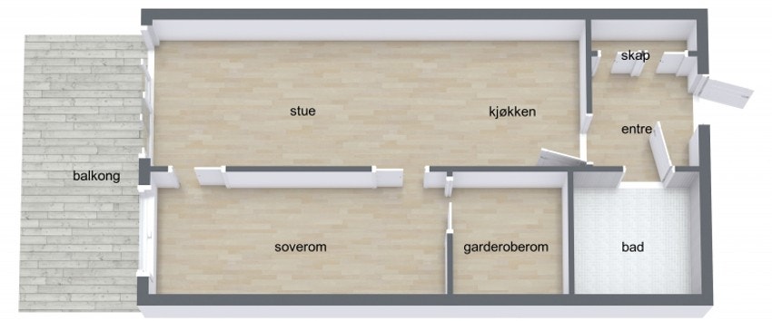 Plantegning Galleribilde
