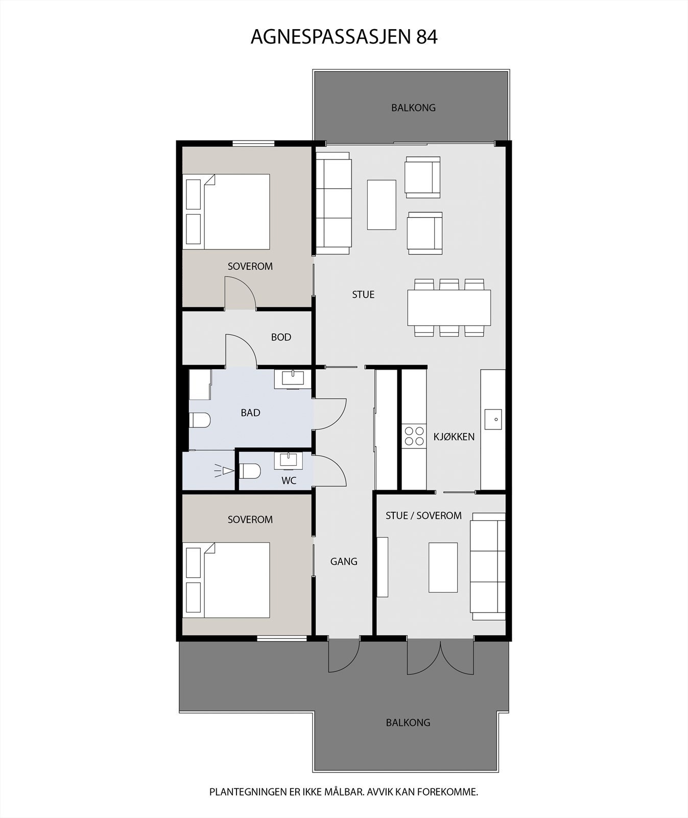 Plantegning - 2. etg. Galleribilde