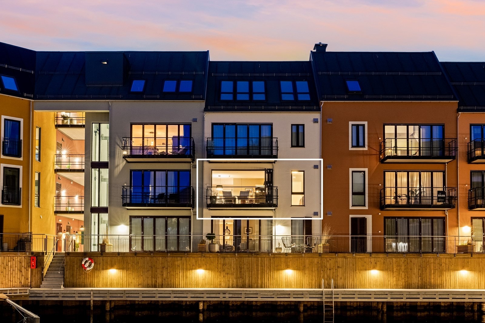 Leilighetens plassering i 2. etg. Galleribilde