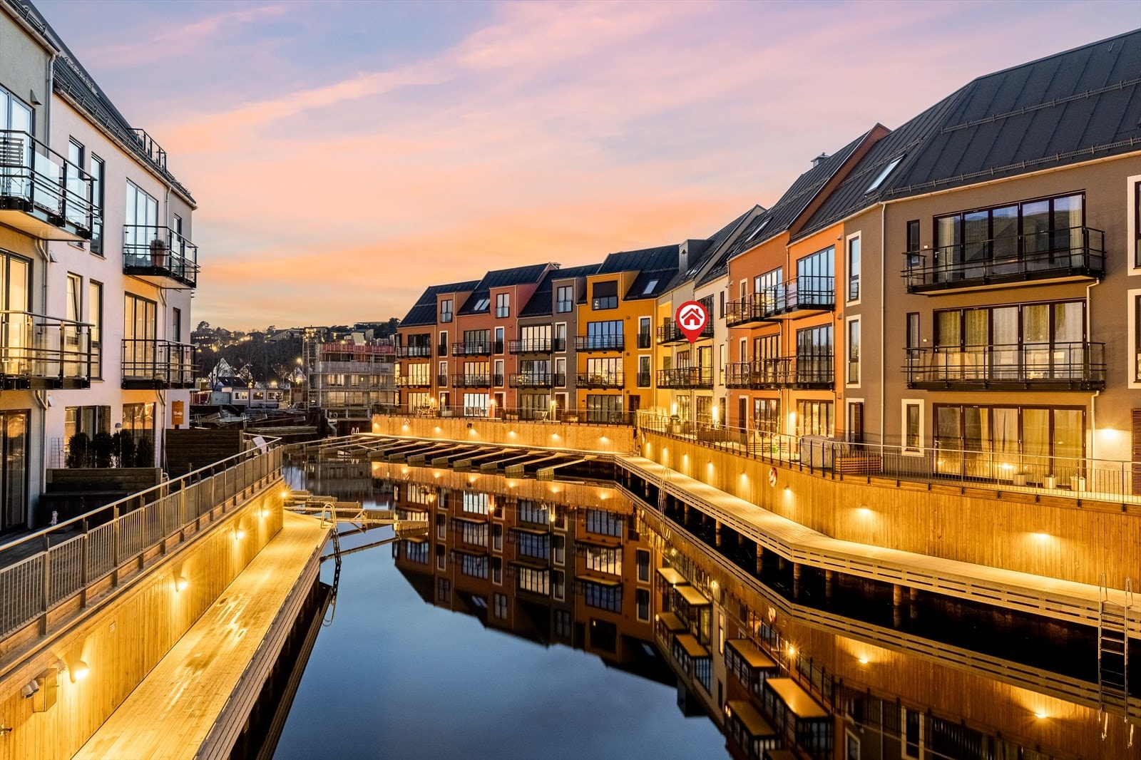Kveldsstemning Galleribilde