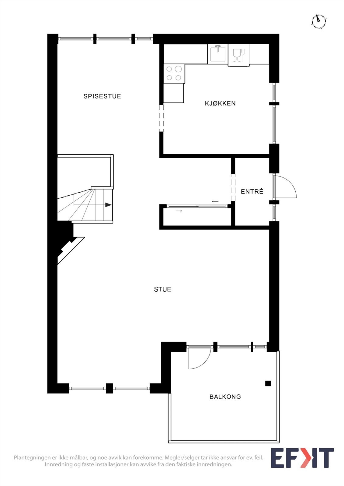 Plantegning 1. etasje. Galleribilde