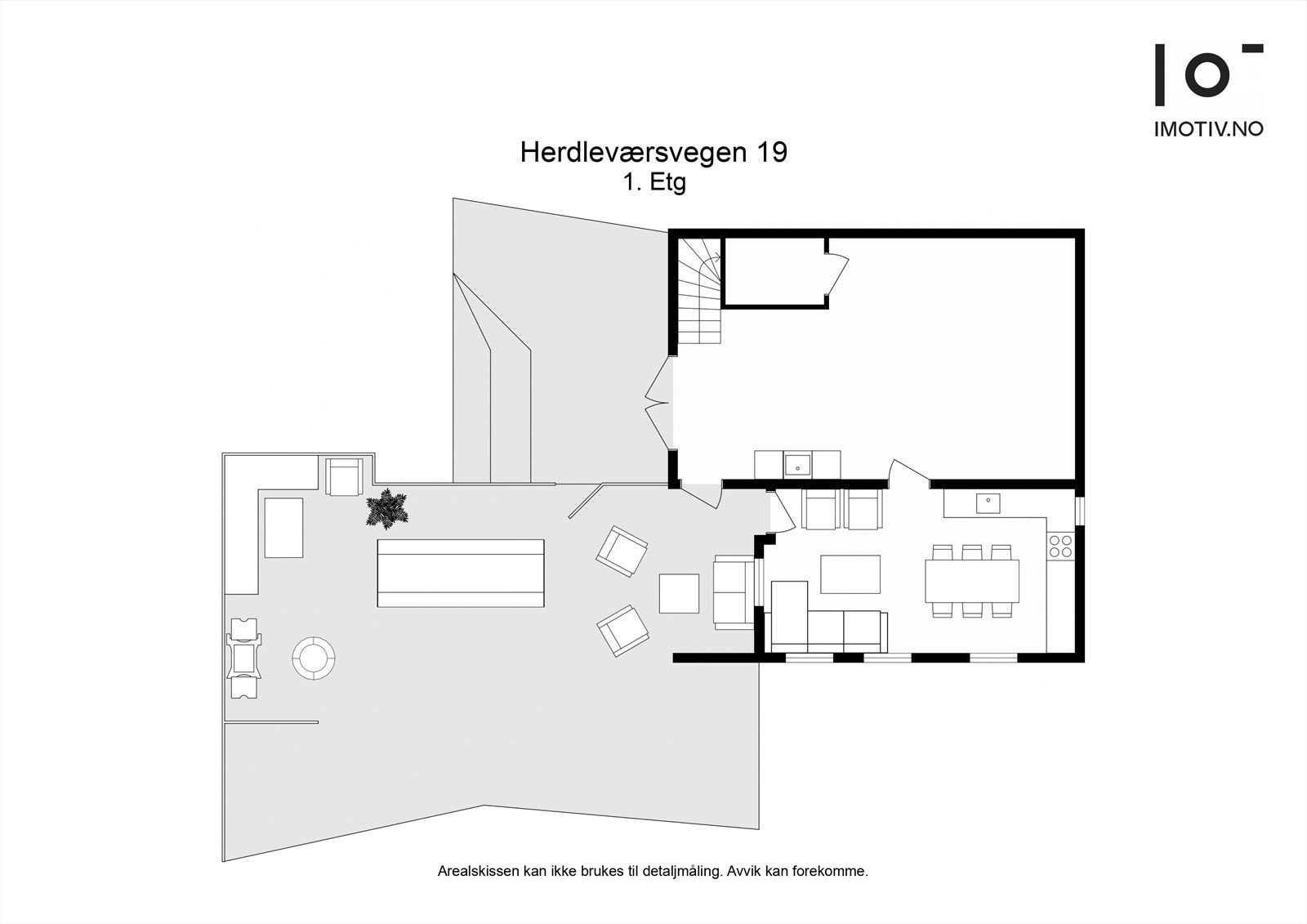 Plantegning naust 1.etasje. Galleribilde