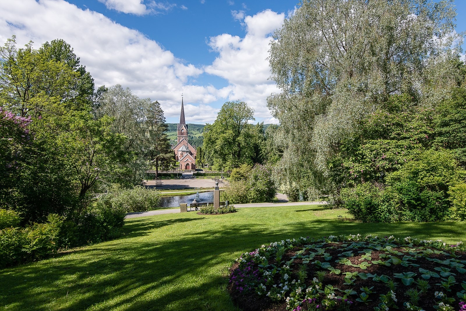 Bilde fra Søndre Park. Galleribilde