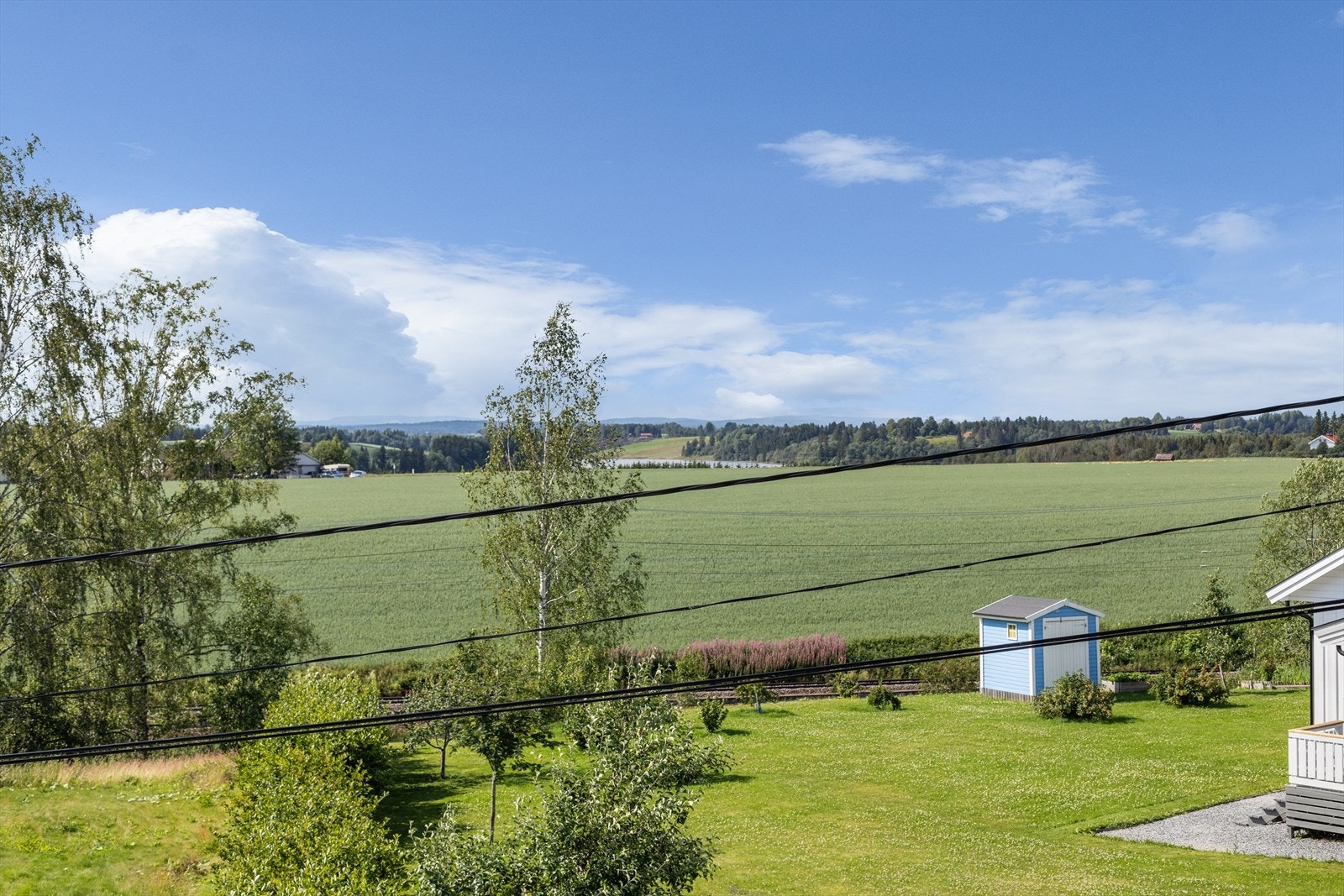 Utsikt fra balkong. Galleribilde