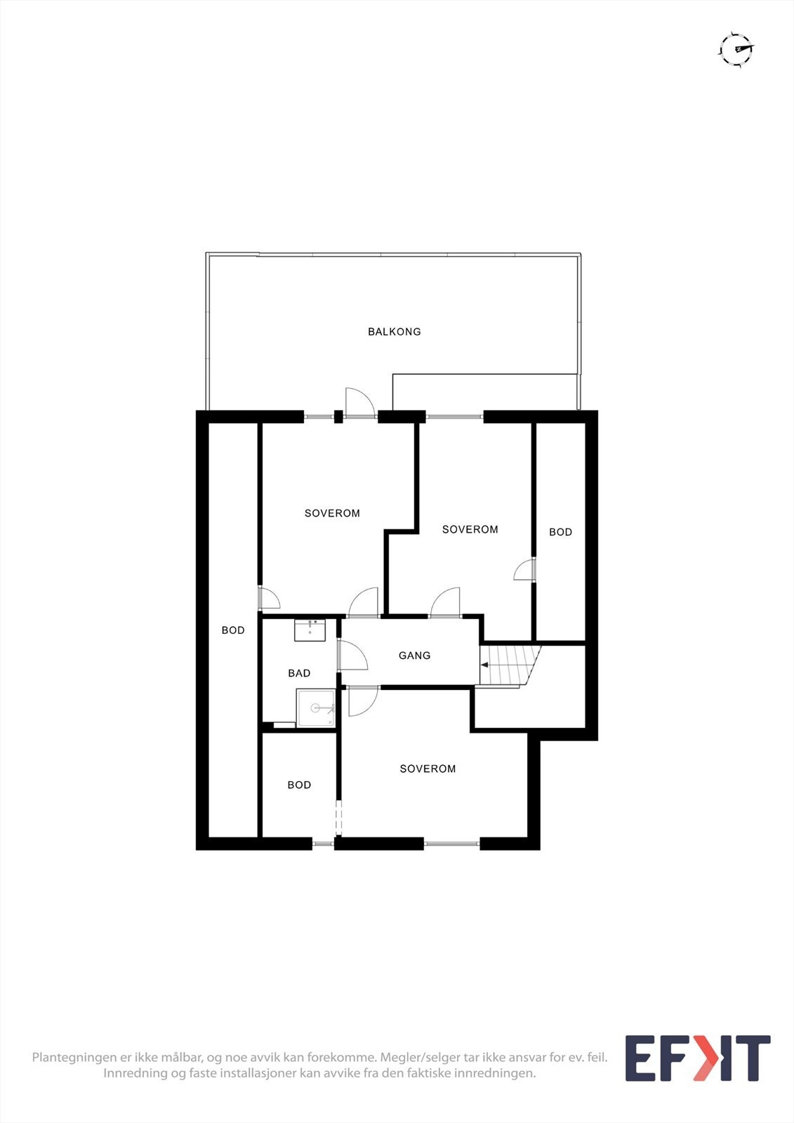 Plantegning 2. etasje. Galleribilde