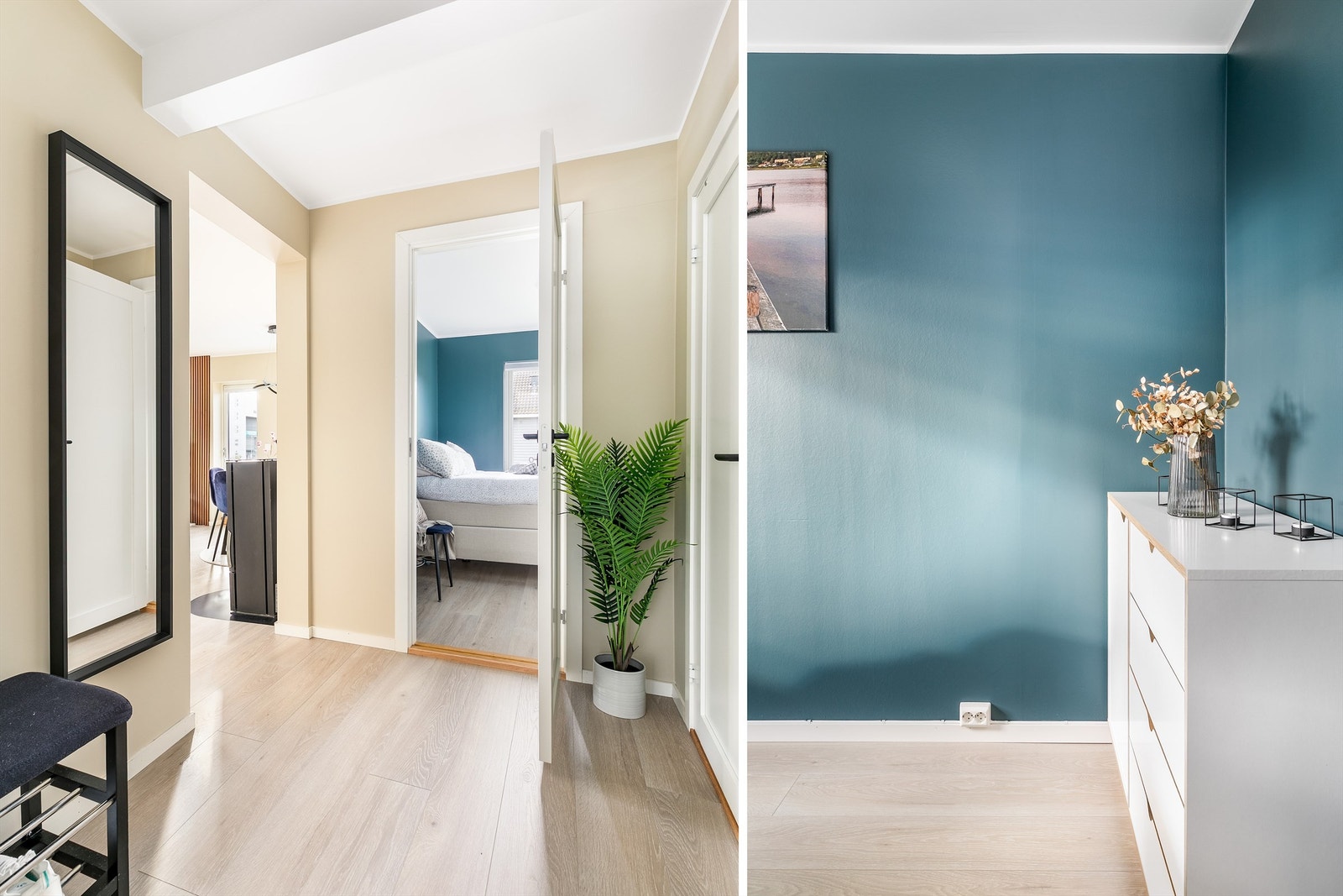 Alle innvendige dørblader er nye i 2025. Galleribilde