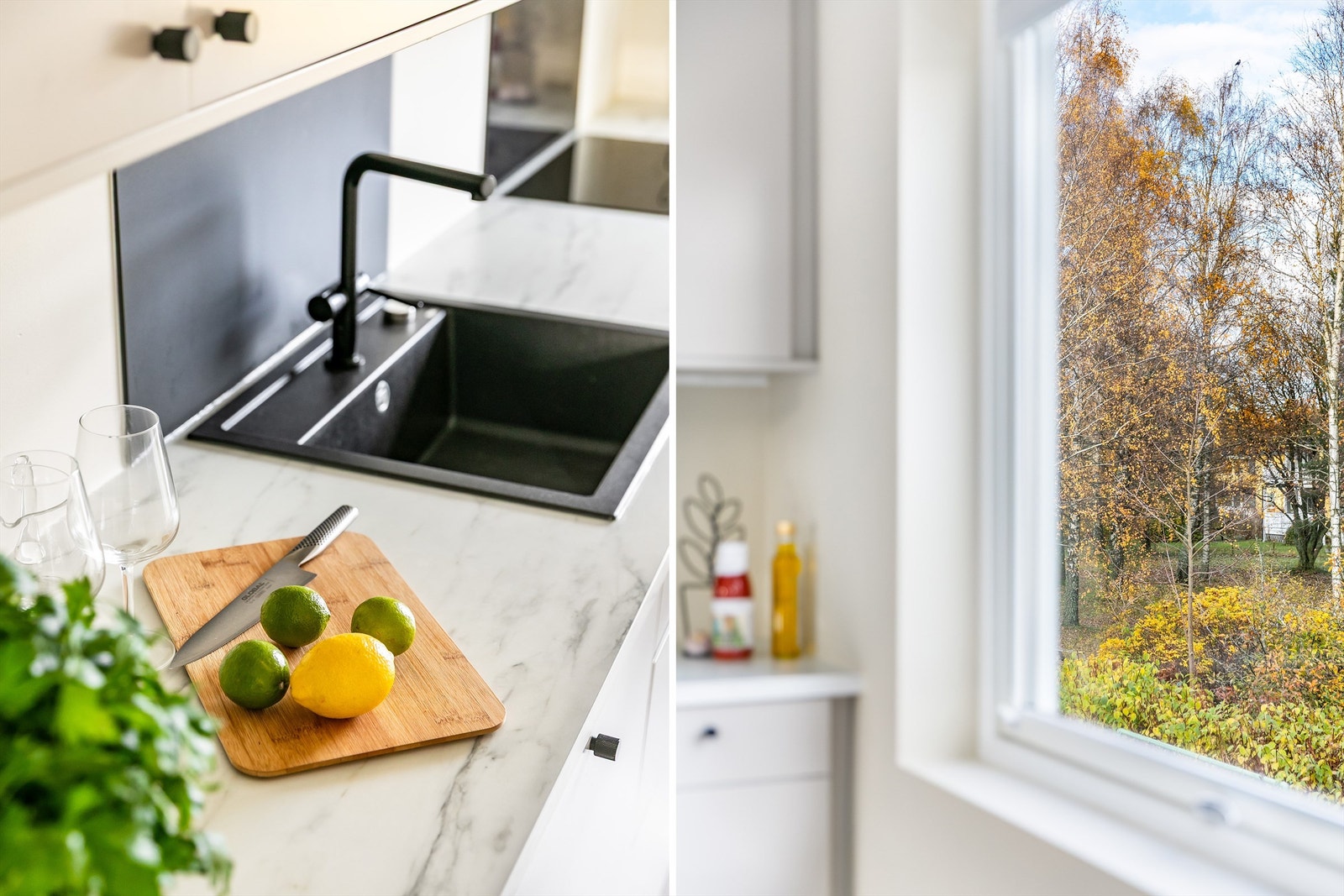 Waterguard og komfyrvakt er montert på kjøkkenet i 2025. Galleribilde