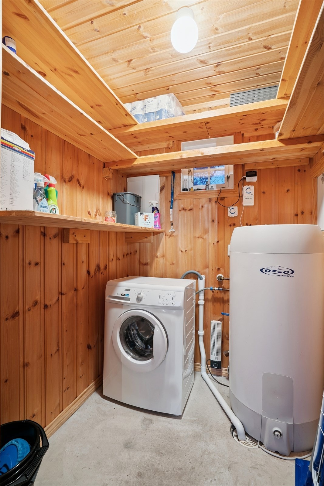 Bod med opplegg for vaskemaskin. Galleribilde