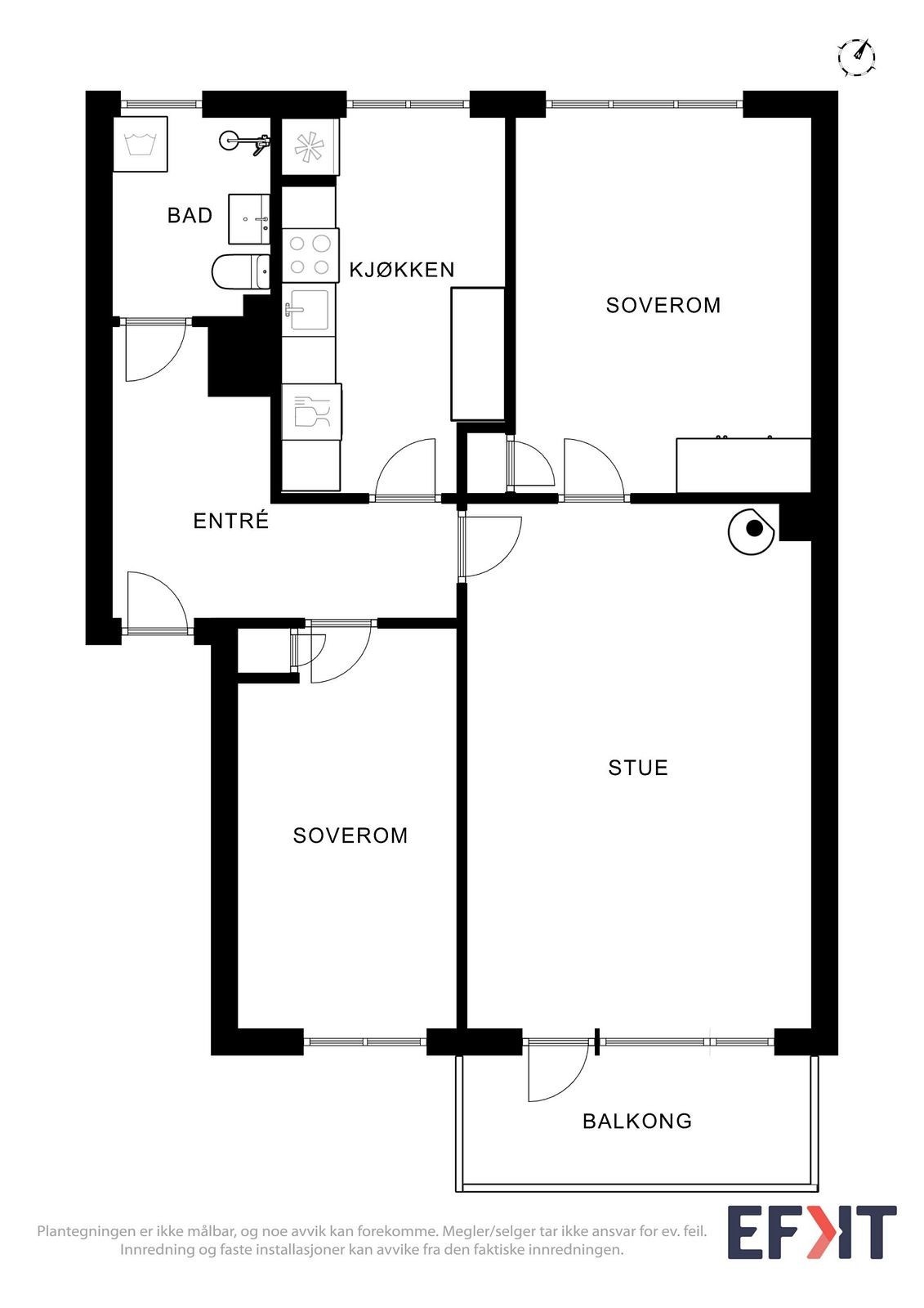 Plantegning Galleribilde