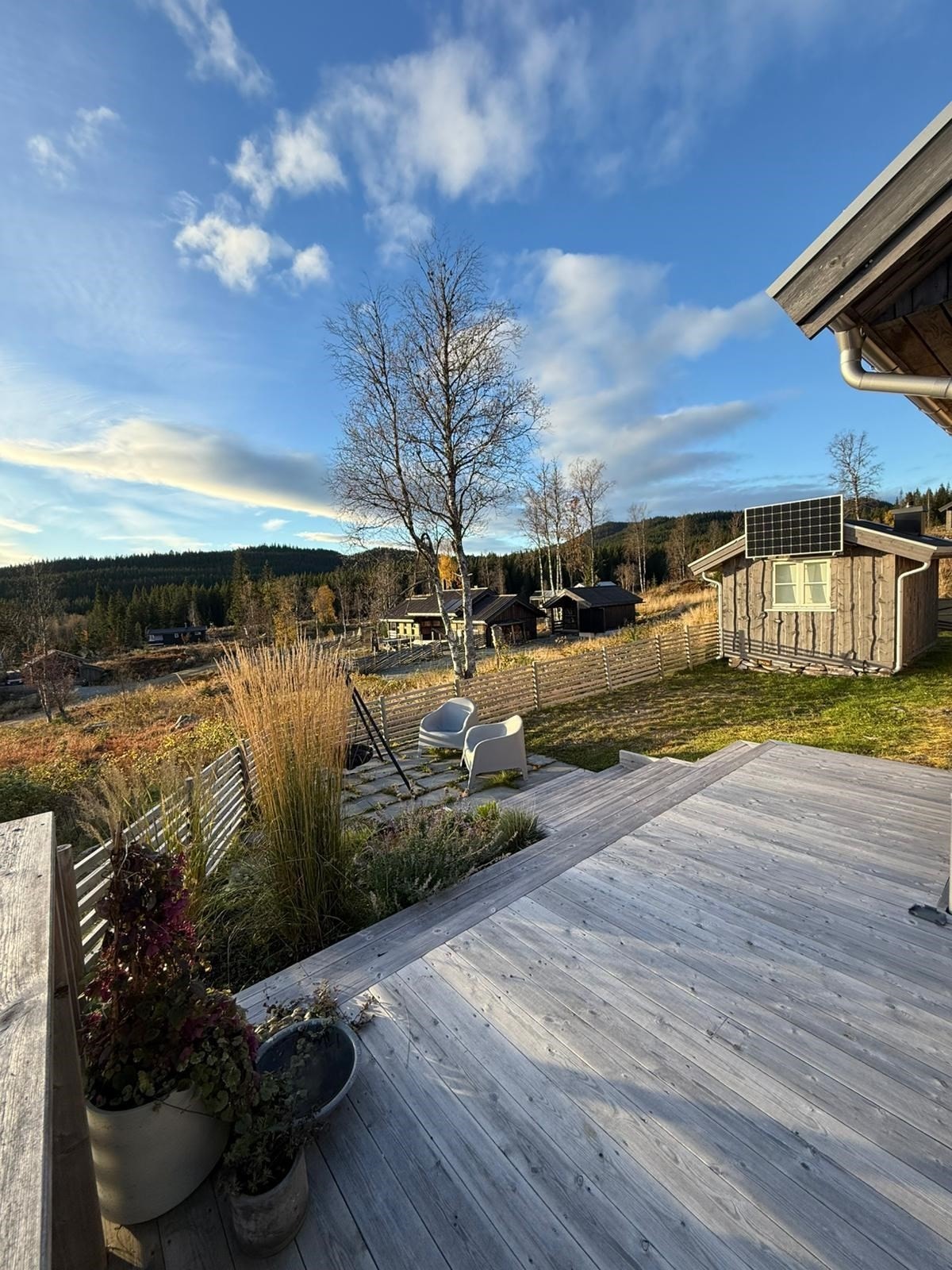 Hyttetunet er omgitt av vakker natur! Galleribilde