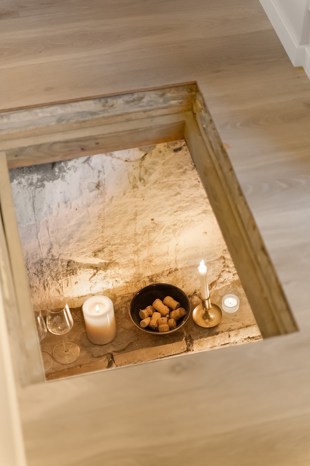 Krypkjeller, gjort om til vinkjeller Galleribilde