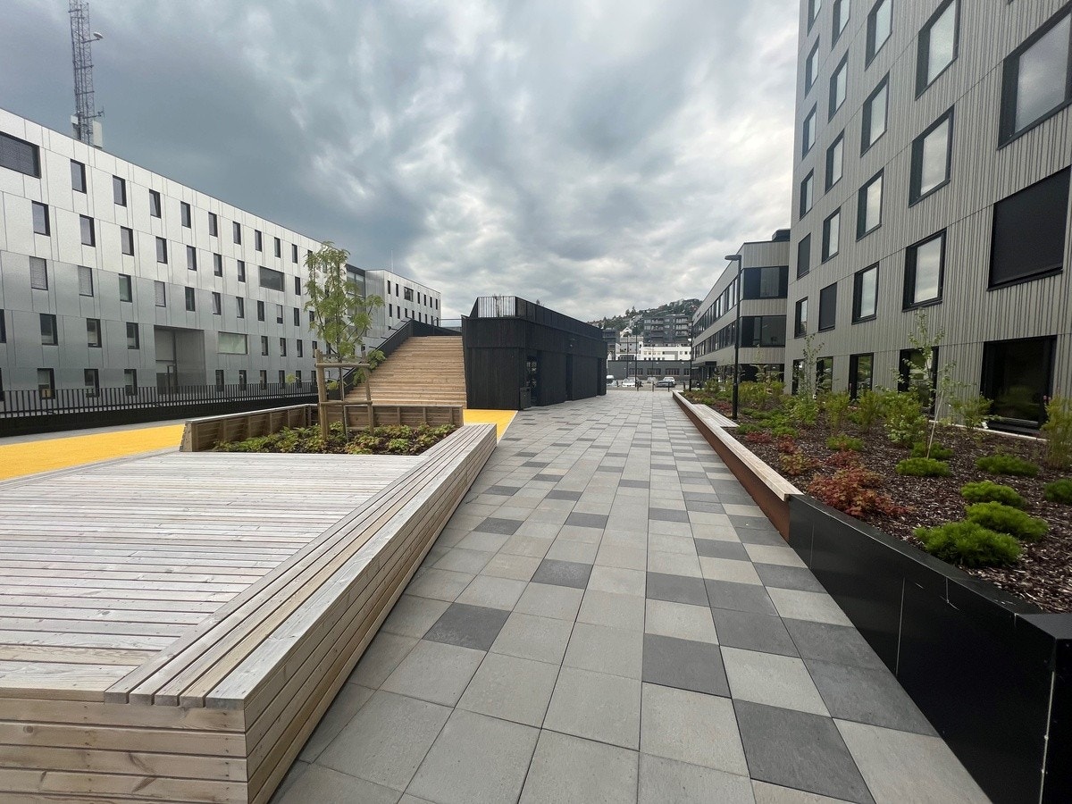 Uteområde i plan 2 Galleribilde