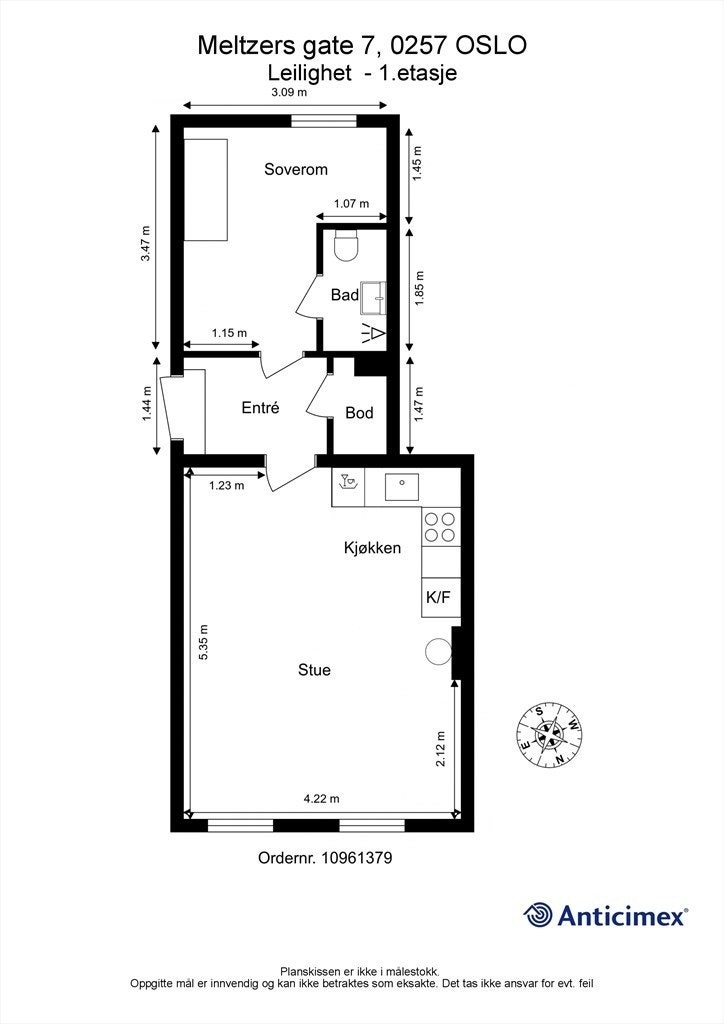 Plantegning Galleribilde
