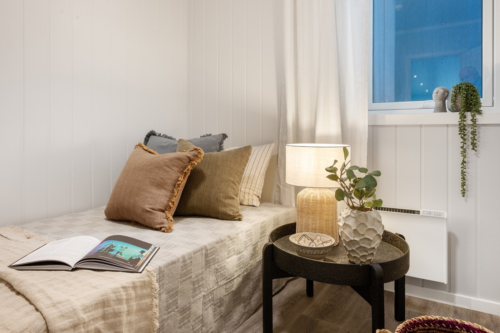 Soverom 2 er innredet med enkeltseng. Galleribilde