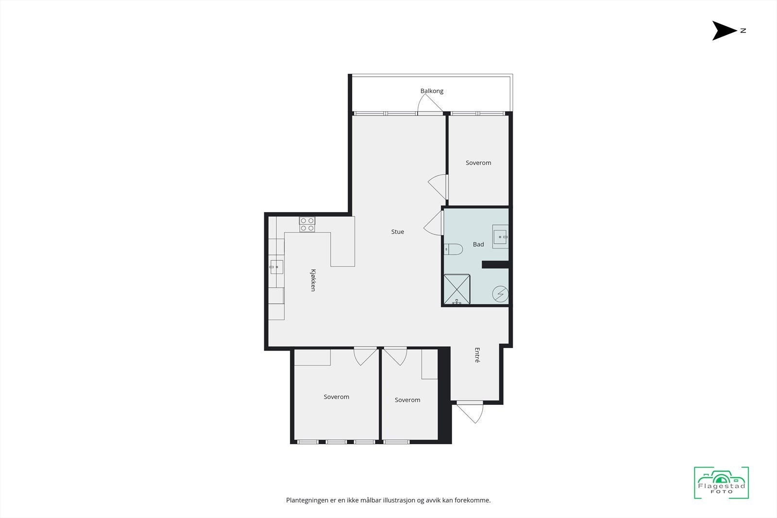 Plantegning Galleribilde