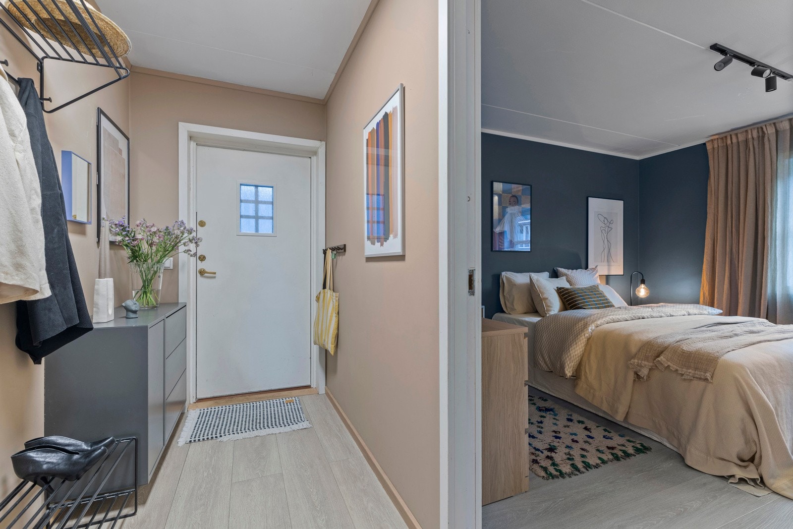 Her er det adkomst til de to andre soverommene. Galleribilde